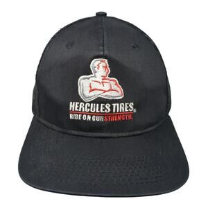 Hercules Tires Ride On Our Strength Snapback Trucker Hat Black One Size